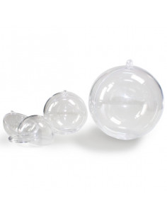 Vernederen onderwijzen Labe De tijdloze tweedelige plastic kerstballen van tweedelen