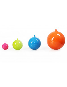 Voorbeeld dubbele Wafel Koop deelbare plastic bal met een hoge kwaliteit fluorescerende,  ondoorzichtige afwerking.